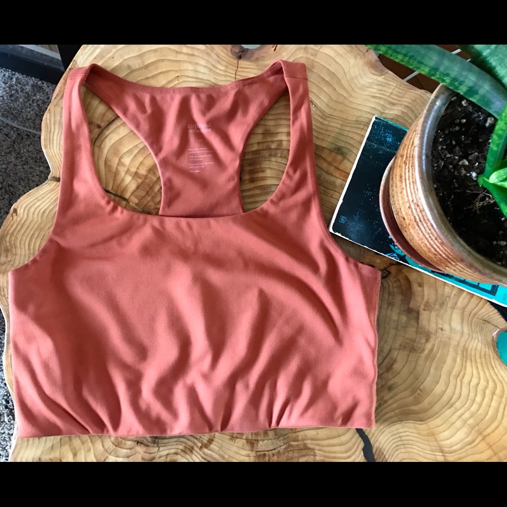Girlfriend Collective Paloma bra in Apricot